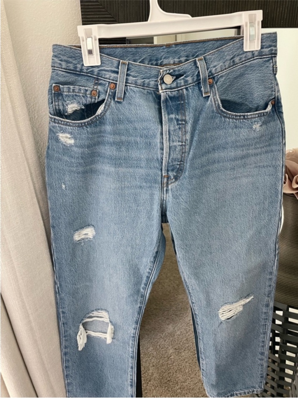 Women’s Levi’s 501 Cropped Jeans W29xL26 - Picture 3 of 8